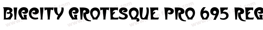 BigCity Grotesque Pro 695 Regular字体转换